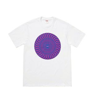 supreme x spitfire collab swirl tee